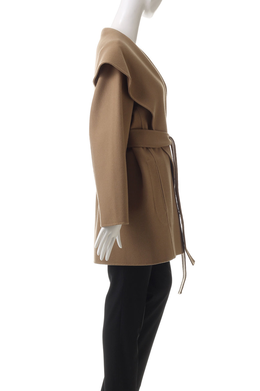 DESIGNWORKS(デザインワークス)｜ダブルフェイスハーフ丈コート/オフ