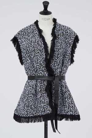 デザインワークス/DESIGNWORKSの【BEAUVET】カラーツイードベスト(110800/110806)