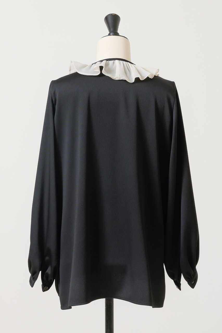 DESIGNWORKS / デザインワークス バイカラーラッフルブラウス DESIGNWORKS(デザインワークス)｜バイカラーラッフルブラウス