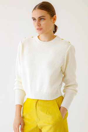 デザインワークス/DESIGNWORKSのBEAUVET ショルダーボタンプルオーバー(110300/110301)