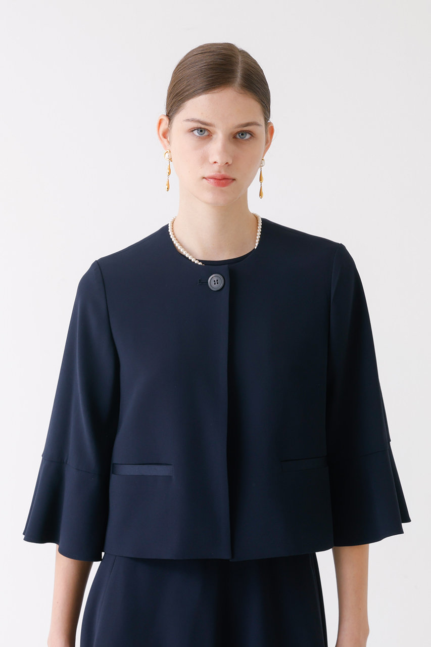 DESIGNWORKS(デザインワークス)｜トリアセジョーゼットノーカラー