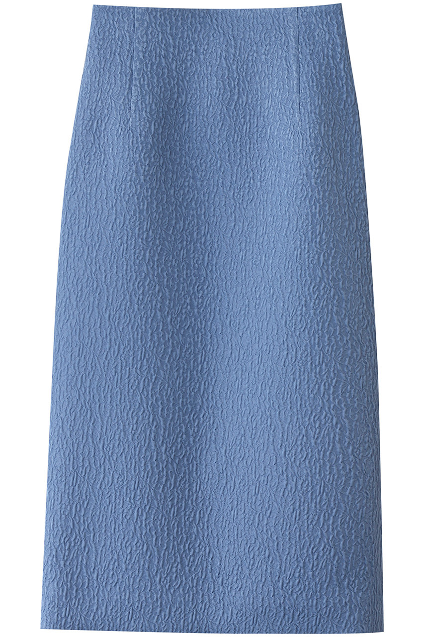 DESIGNWORKS フラワージャガードタイトスカート (ブルー, 36) デザインワークス ELLE SHOP DESIGNWORKS フラワージャガードタイトスカート (ブルー, 36) デザインワークス ELLE SHOP
