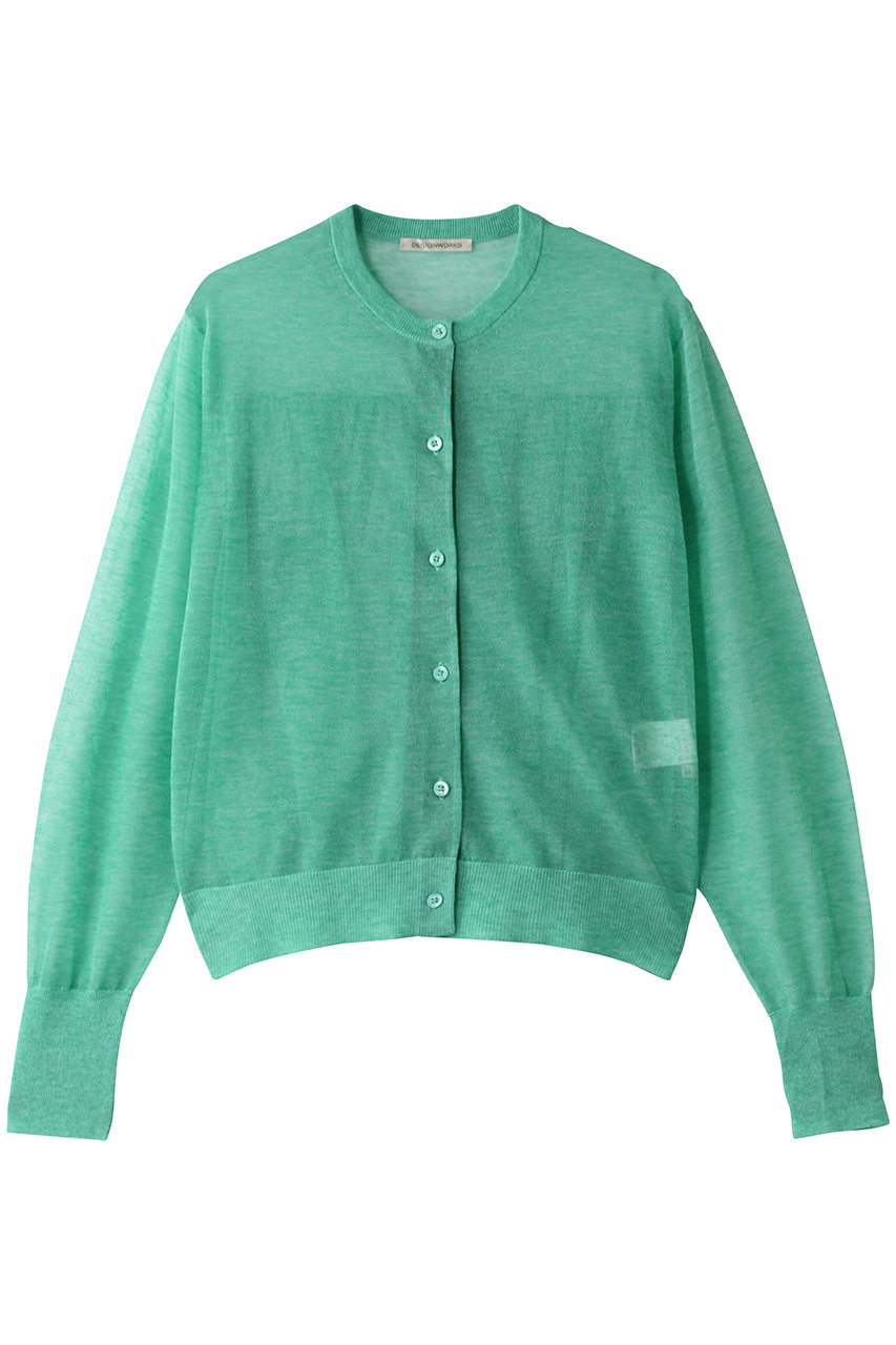 DESIGNWORKS シアーカーディガン (グリーン, 38) デザインワークス ELLE SHOP DESIGNWORKS シアーカーディガン (グリーン, 38) デザインワークス ELLE SHOP