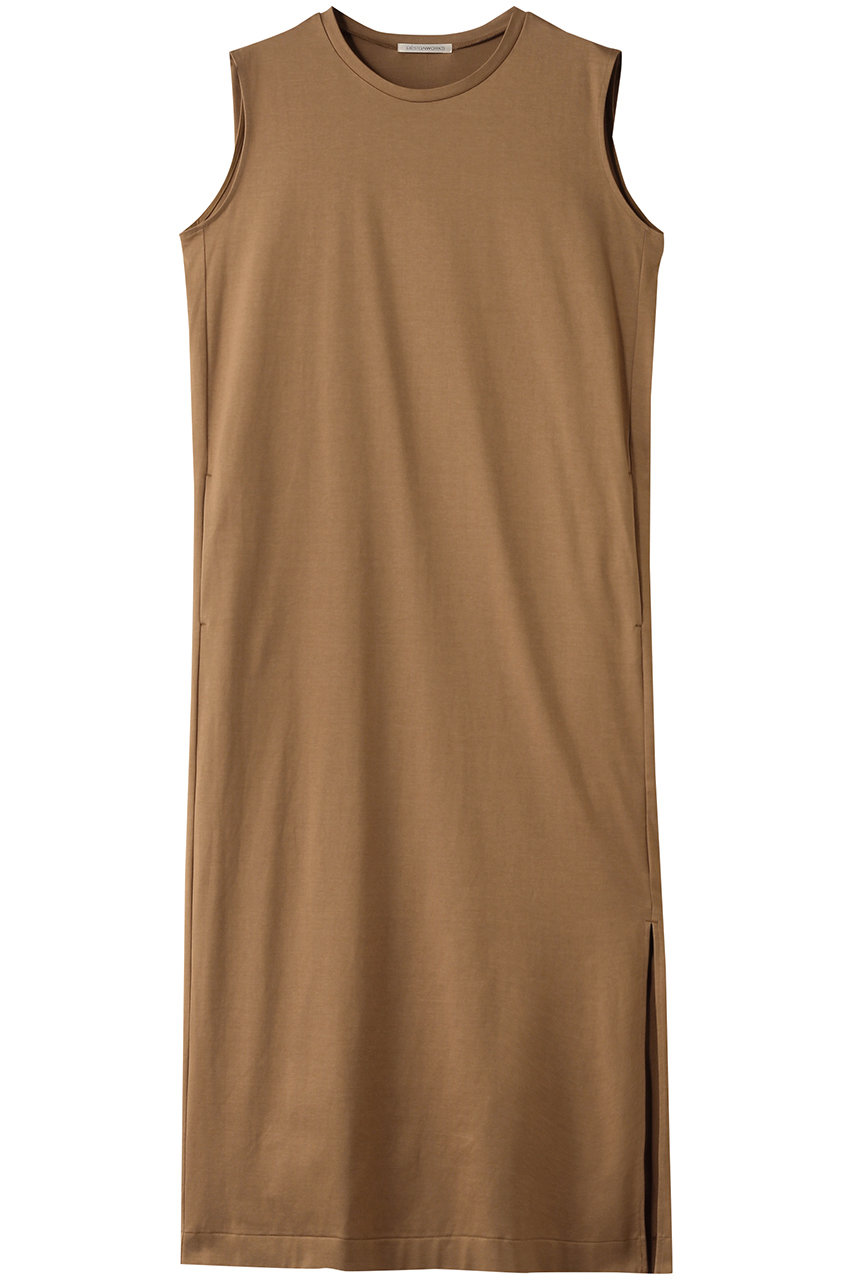 DESIGNWORKS サイドスリットジャージーワンピース (オレンジ, 38) デザインワークス ELLE SHOP DESIGNWORKS サイドスリットジャージーワンピース (オレンジ, 38) デザインワークス ELLE SHOP