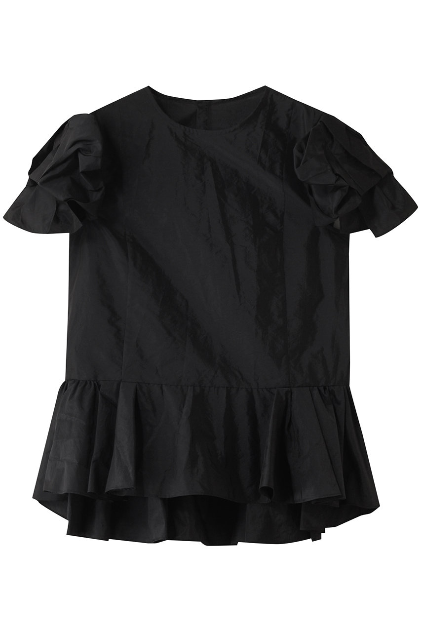 DESIGNWORKS 袖リボンブラウス (ブラック, 38) デザインワークス ELLE SHOP DESIGNWORKS 袖リボンブラウス (ブラック, 38) デザインワークス ELLE SHOP