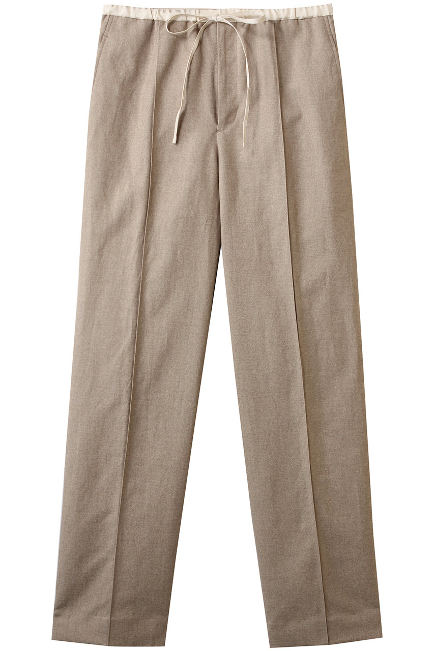 リネン混イージーパンツ