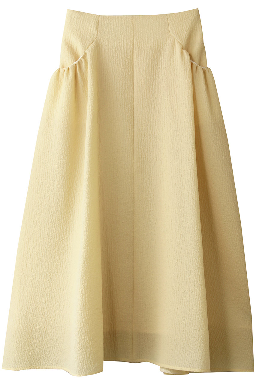 DESIGNWORKS オーガンジージャガードスカート (イエロー, 38) デザインワークス ELLE SHOP DESIGNWORKS オーガンジージャガードスカート (イエロー, 38) デザインワークス ELLE SHOP