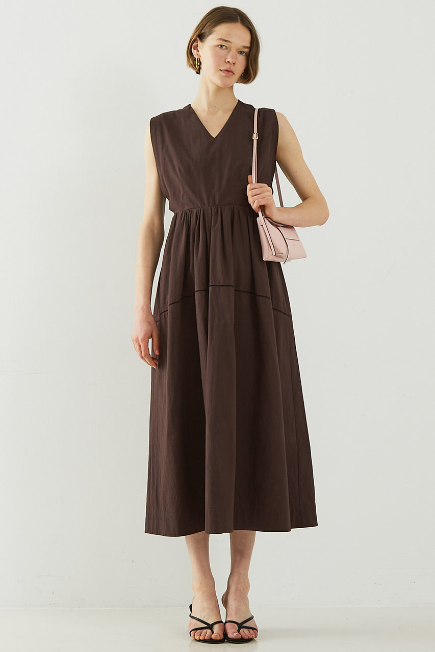 DESIGNWORKS(デザインワークス)｜コットンサブレVネックノースリーブ