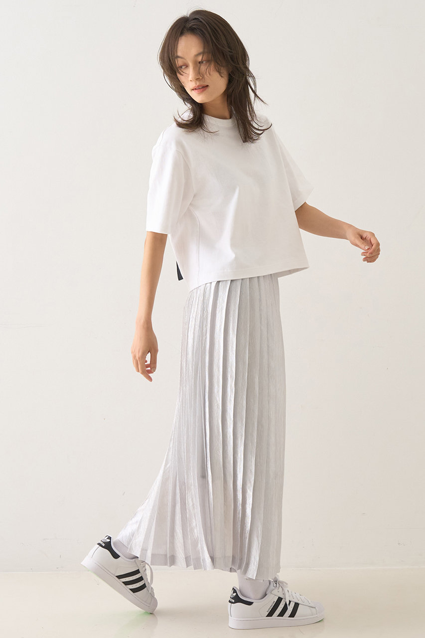 DESIGNWORKS バックリボンヴィンテージ加工Tシャツ (ホワイト, 38) デザインワークス ELLE SHOP DESIGNWORKS バックリボンヴィンテージ加工Tシャツ (ホワイト, 38) デザインワークス ELLE SHOP