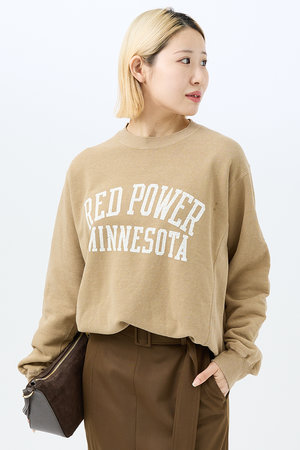 デザインワークス/DESIGNWORKSの【REMI ELIEF】SP加工3飛び裏毛別注スウェット RED POWER(110100/110105)