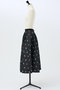 フラワージャガードタックスカート デザインワークス/DESIGNWORKS