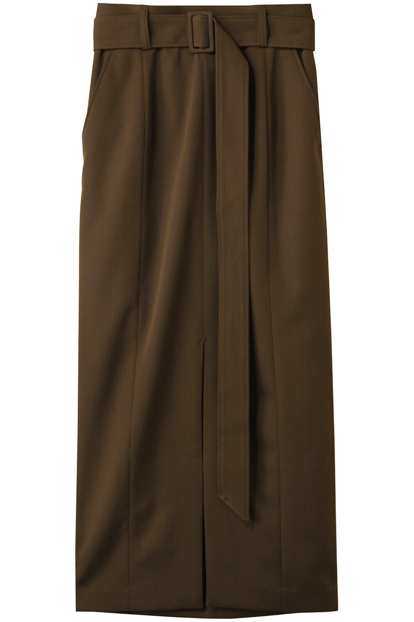 フロントスリット切替えロングスカート