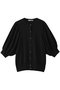 袖ギャザーショートカーディガン デザインワークス/DESIGNWORKS ブラック