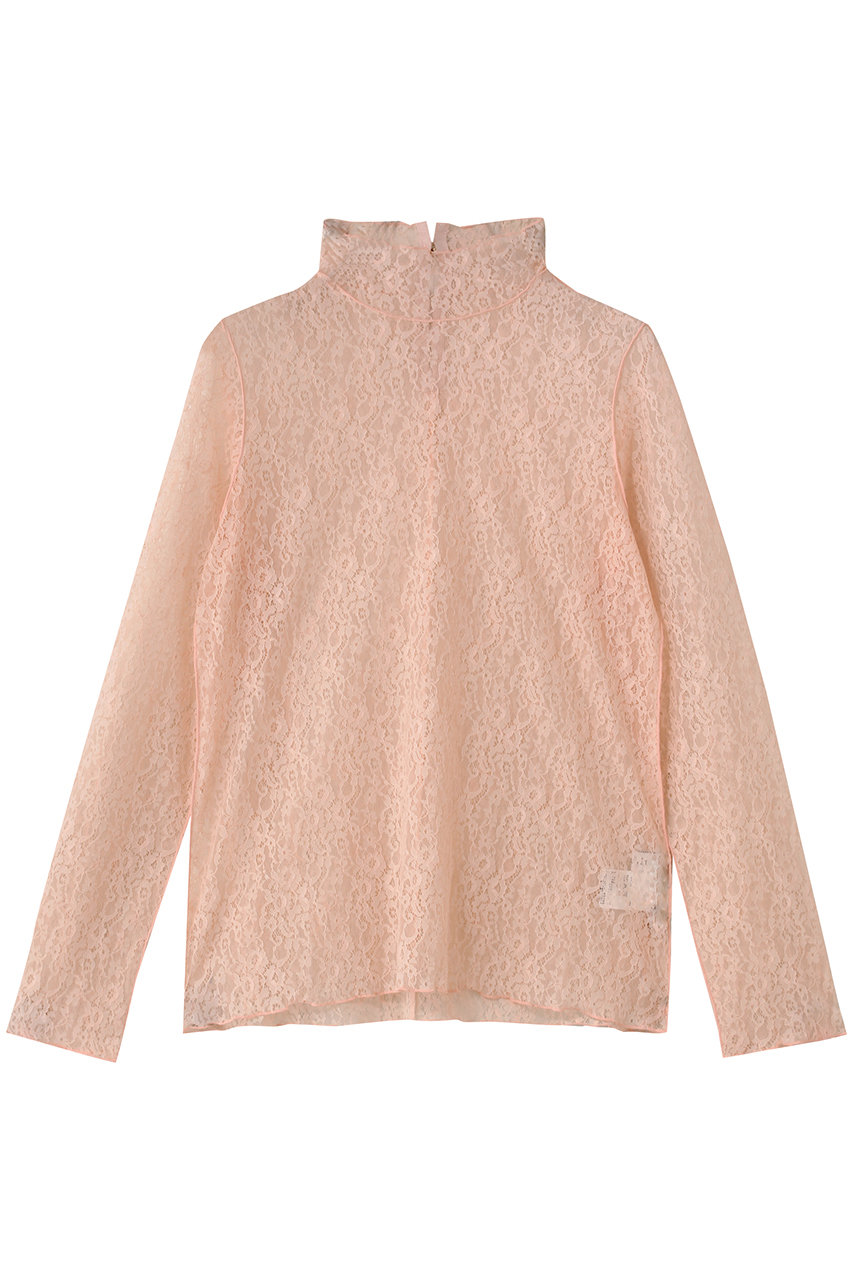 デザインワークス/DESIGNWORKSのBEAUVET ストレッチレースプルオーバー(ピンクベージュ/35510310010)