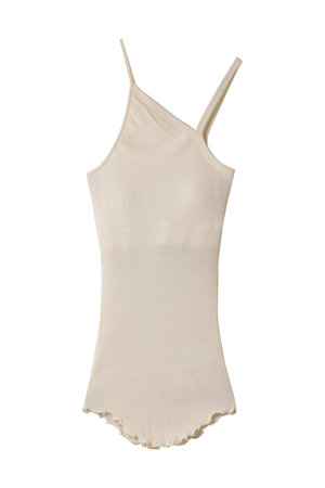 デザインワークス/DESIGNWORKSの【HAKUJI】Twist cotton bra タンクキャミソール(110100/110101)