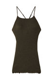 【HAKUJI】Wool rib bra camisoleリブキャミソール