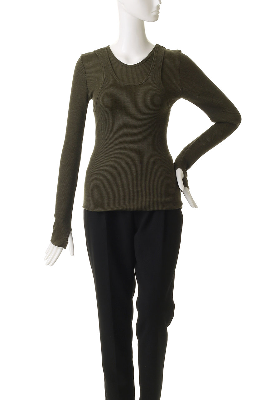 DESIGNWORKS(デザインワークス)｜【HAKUJI】Wool rib layerd