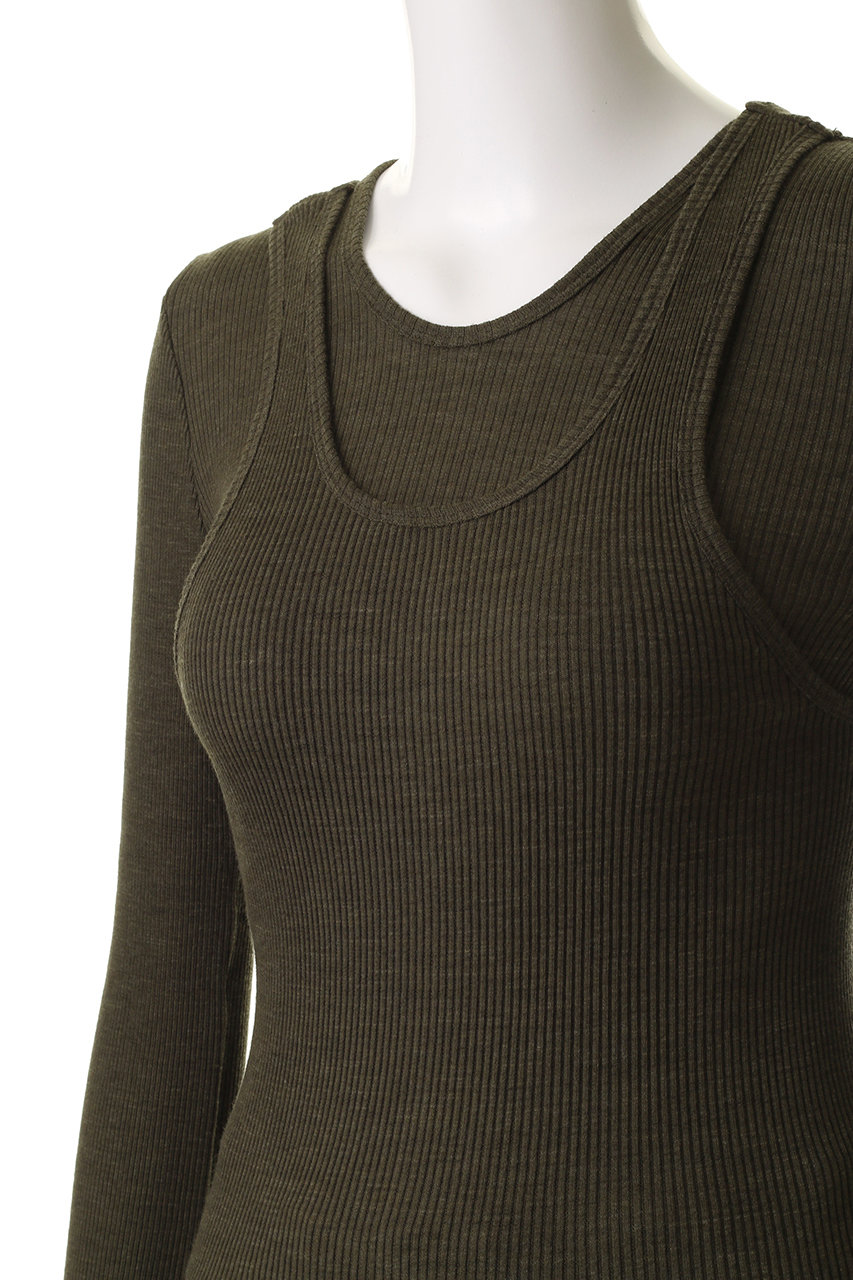 DESIGNWORKS(デザインワークス)｜【HAKUJI】Wool rib layerd