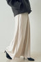 セミフレアサテンスカート デザインワークス/DESIGNWORKS