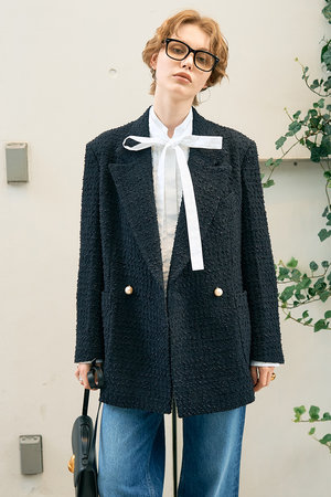 eLLa selectshop ツイードジャケット ツイードの通販｜ELLE SHOP (エル・ショップ)ジャケット