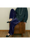 【BEAUVET】シルク混ベロアパンツ デザインワークス/DESIGNWORKS