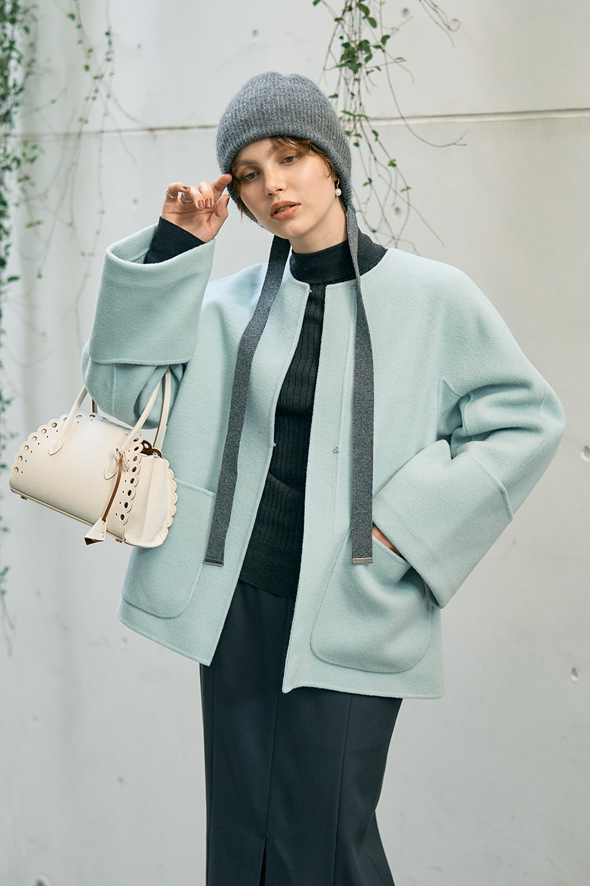 DESIGNWORKS(デザインワークス)｜ダブルフェイスウールショートコート
