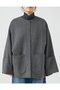 ダブルフェイスウールショートコート デザインワークス/DESIGNWORKS グレー