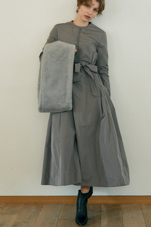 デザインワークス/DESIGNWORKSのフィット&フレアタフタワンピース(110500/110503)