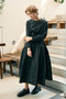 フィット&フレアタフタワンピース デザインワークス/DESIGNWORKS