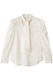 バックサテンジョーゼットボウタイリボンブラウス デザインワークス/DESIGNWORKS オフホワイト