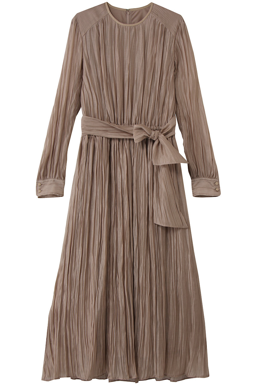 デザインワークス/DESIGNWORKSのオーガンジープリーツ加工ボウタイワンピース(ピンク/35520590000)