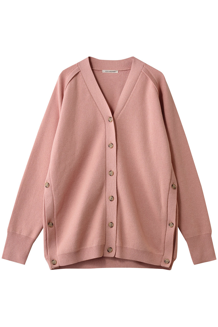 コットンカシミヤセベラルウエーズニットカーディガン