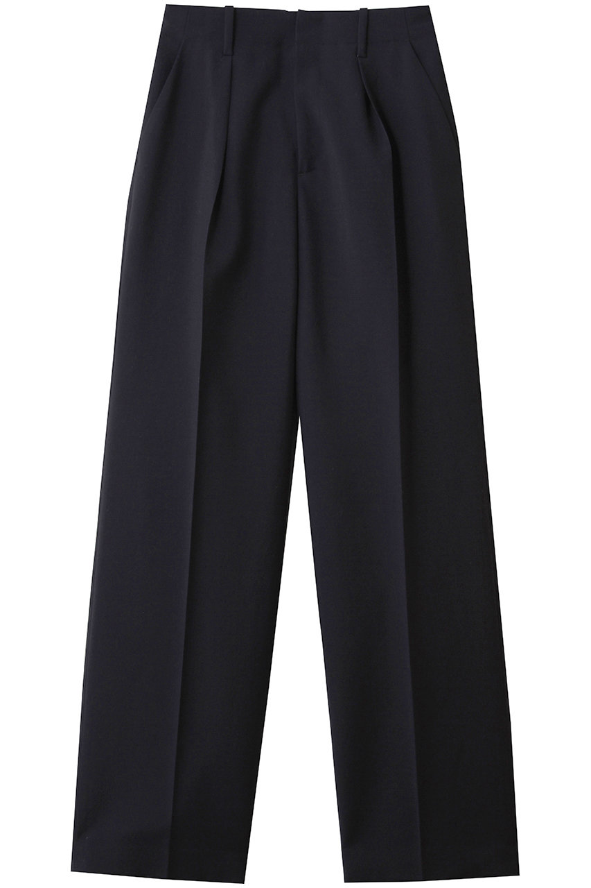 【セットアップ対応】モヘアポプリンハイウエストパンツ