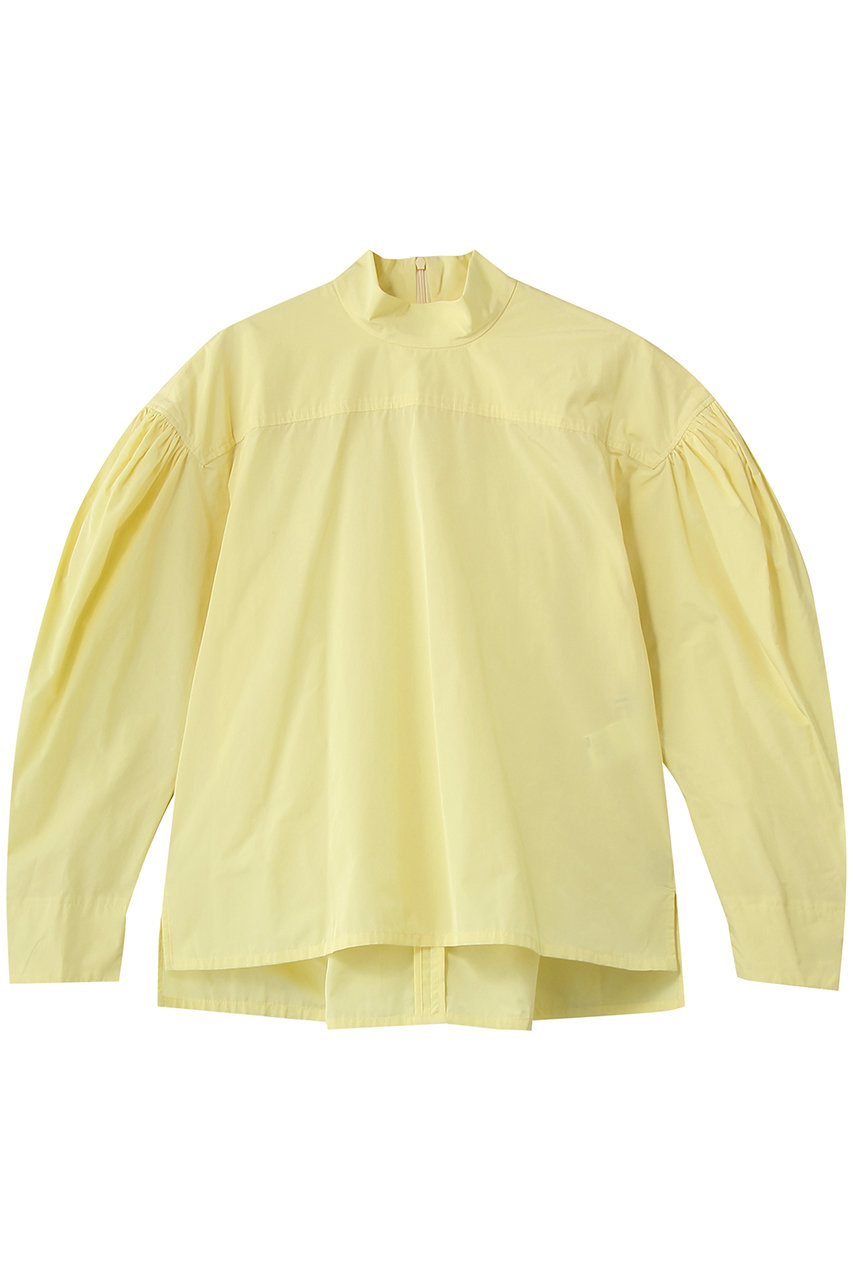デザインワークス/DESIGNWORKSのタフタマトンスリーブギャザーブラウス(イエロー/35521110015)