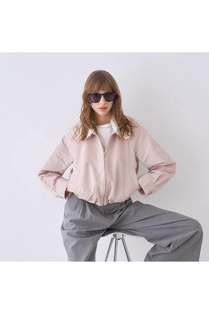 デザインワークス/DESIGNWORKSの刺しゅうレース襟タフタブルゾン(110800/110802)