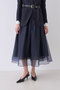 オーガンジーフレーアースカート デザインワークス/DESIGNWORKS