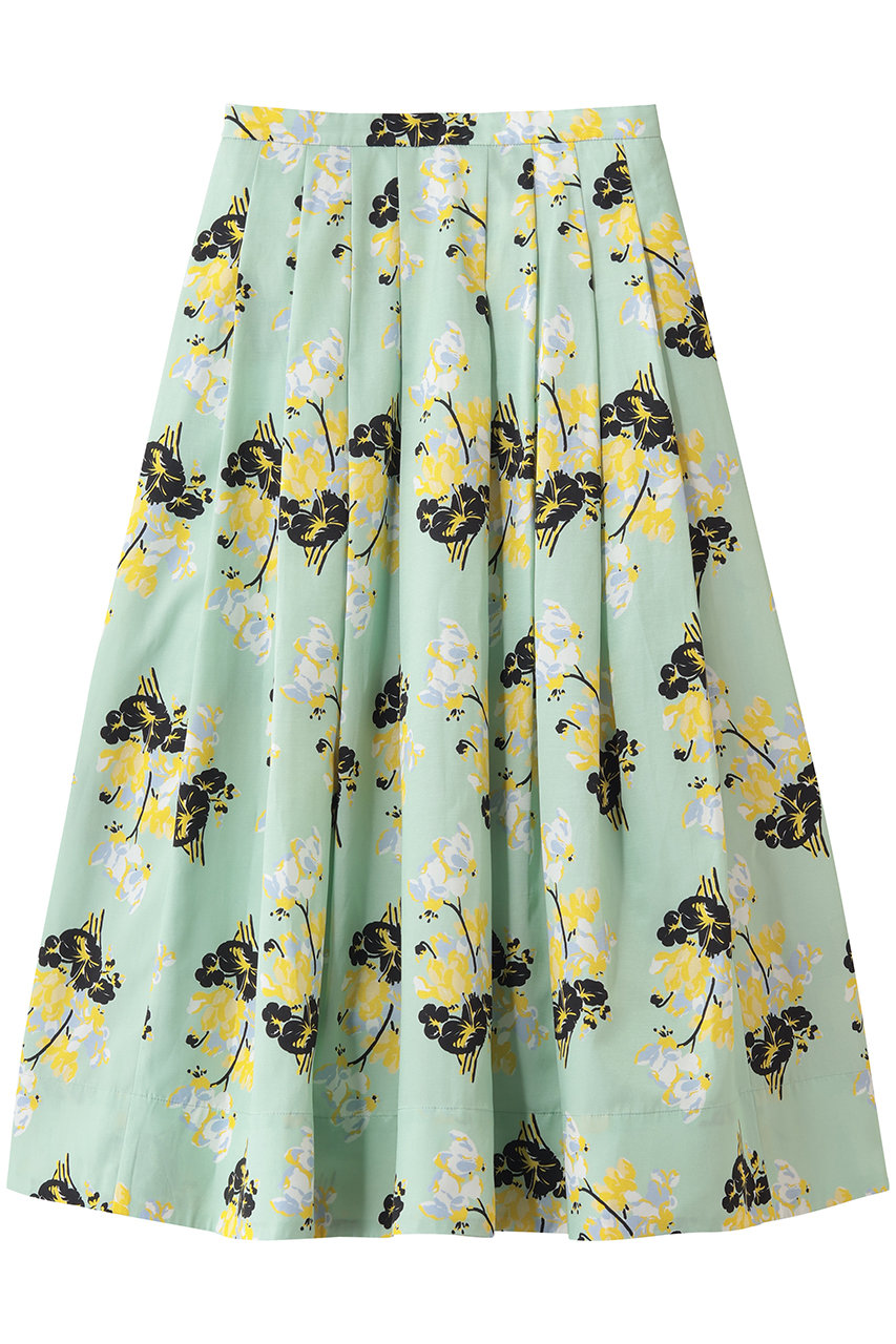 デザインワークス/DESIGNWORKSのフラワープリントボリュームスカート(グリーン1/35521170008)