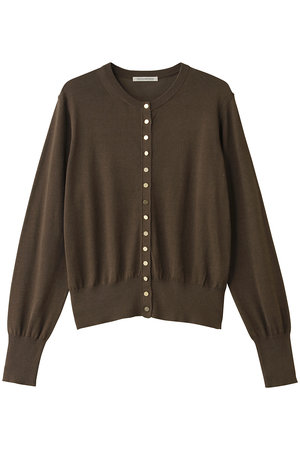 デザインワークス/DESIGNWORKSのシルク混べーシックショートカーディガン(110300/110303)