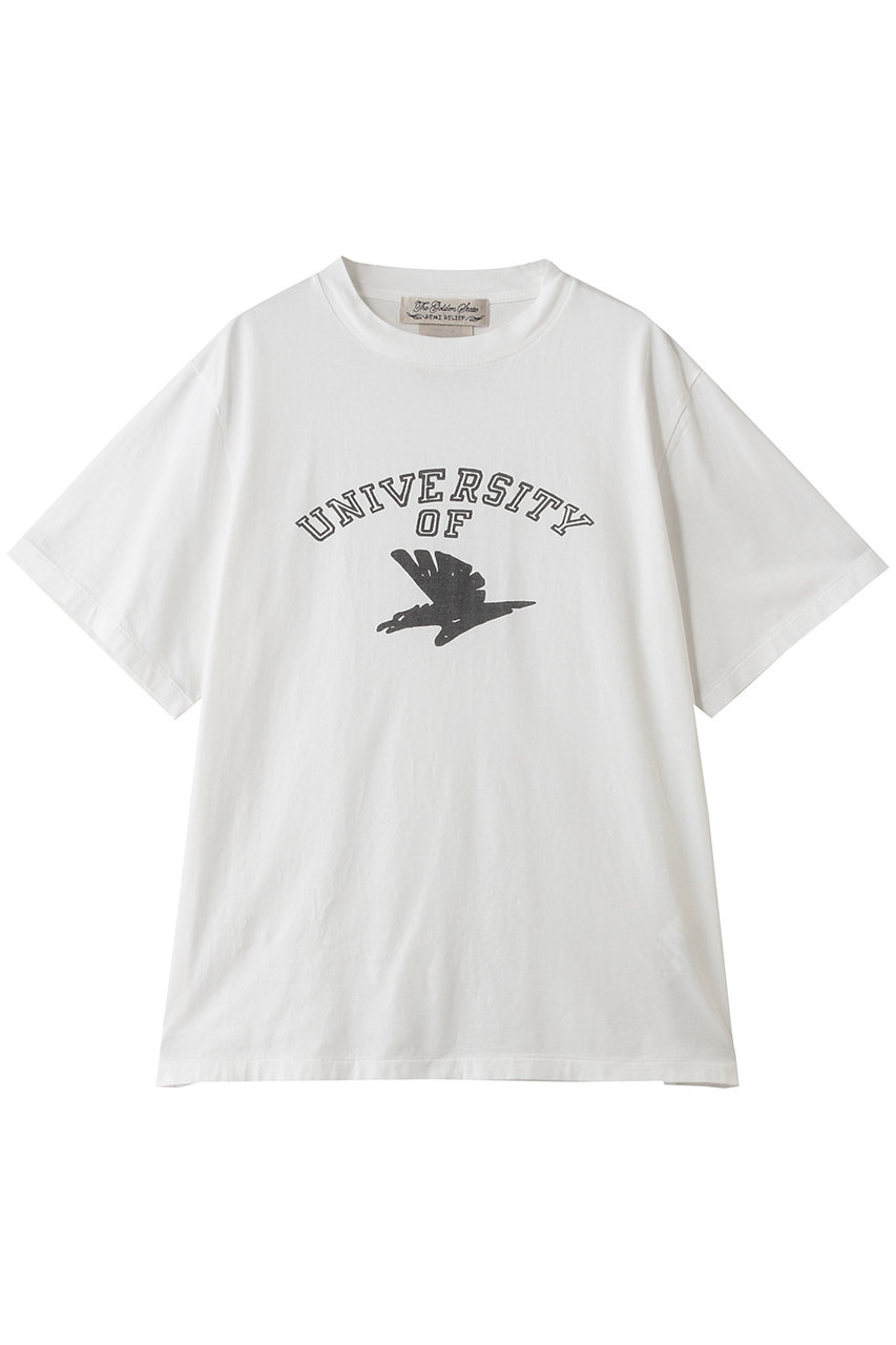 デザインワークス/DESIGNWORKSの【REMI RELIEF】別注ロゴTシャツ LW加工(UNIVERSITY)(オフホワイト/35523020000)