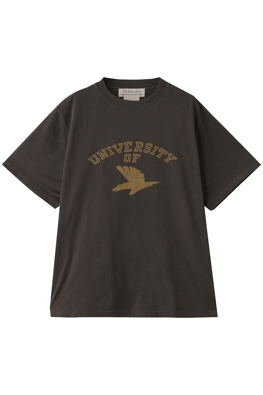 デザインワークス/DESIGNWORKSの【REMI RELIEF】別注ロゴTシャツ LW加工(UNIVERSITY)(ダークブラウン/35523020000)