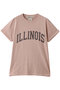 【REMI RELIEF】別注ロゴTシャツ LW加工 (ILLINOIS) デザインワークス/DESIGNWORKS ピンク