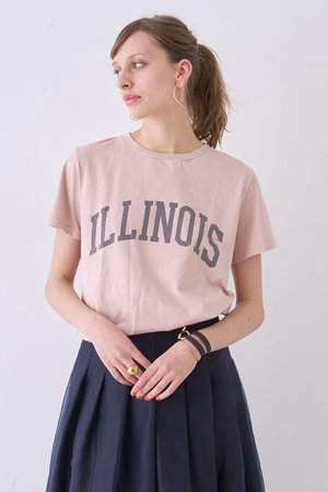 デザインワークス/DESIGNWORKSの【REMI RELIEF】別注ロゴTシャツ LW加工 (ILLINOIS)(110100/110102)