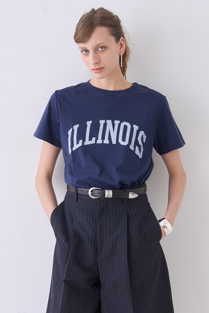 デザインワークス/DESIGNWORKSの【REMI RELIEF】ロゴTシャツ LW加工 (ILLINOIS)(110100/110102)