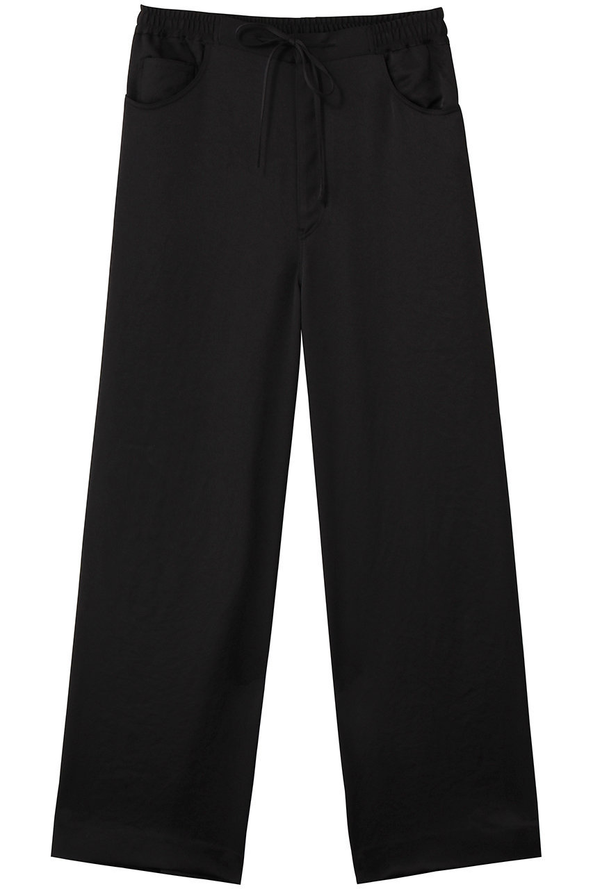 デザインワークス/DESIGNWORKSのヴィンテージサテンイージーパンツ(ブラック/35520950006)