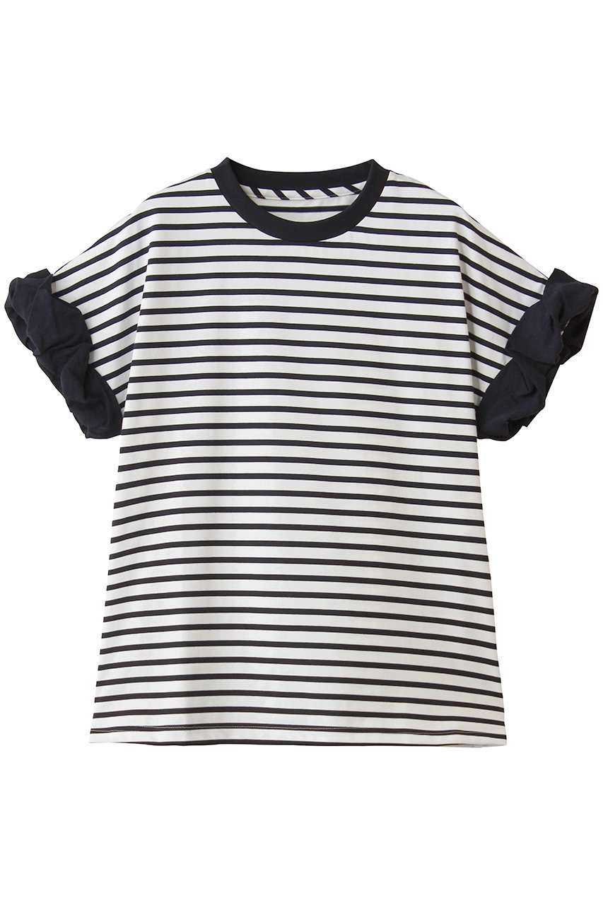 デザインワークス/DESIGNWORKSのロールアップスリーブTシャツ(ネイビー/35520920004)