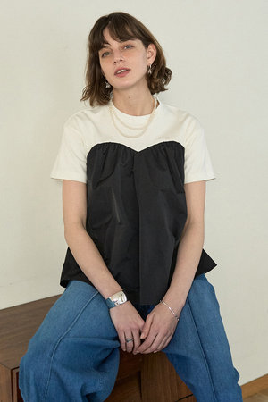 デザインワークス/DESIGNWORKSのコンビタフタビスチェTシャツ(110100/110102)