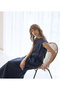 リネン混ストレートワンピース デザインワークス/DESIGNWORKS