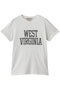 【REMI RELIEF】LW加工Tシャツ(WEST VIRGINIA) デザインワークス/DESIGNWORKS オフホワイト