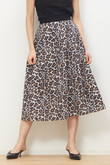 レオパードプリントスカート