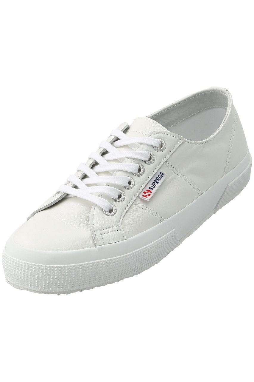 SALE 【30%OFF】 DESIGNWORKS デザインワークス SUPERGA 別注レザースニーカー ホワイト